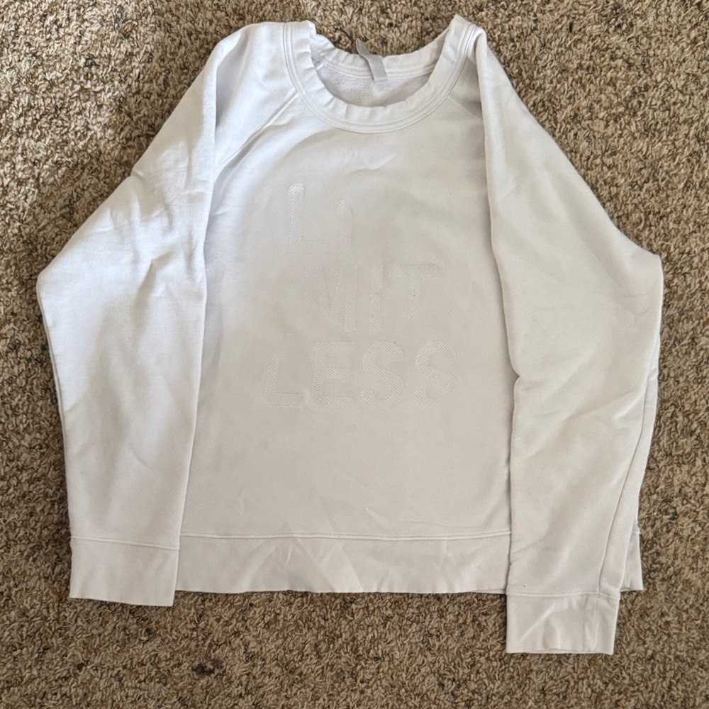 Athleta White Sweatshirt